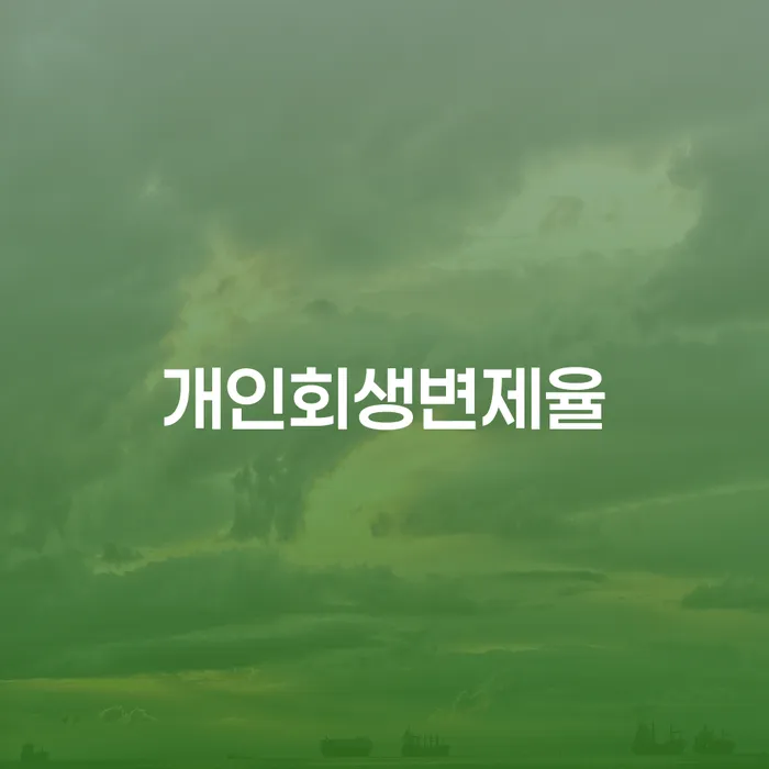 주식개인회생 채무조정제도을 이용하여 무료로 확인하는 방법